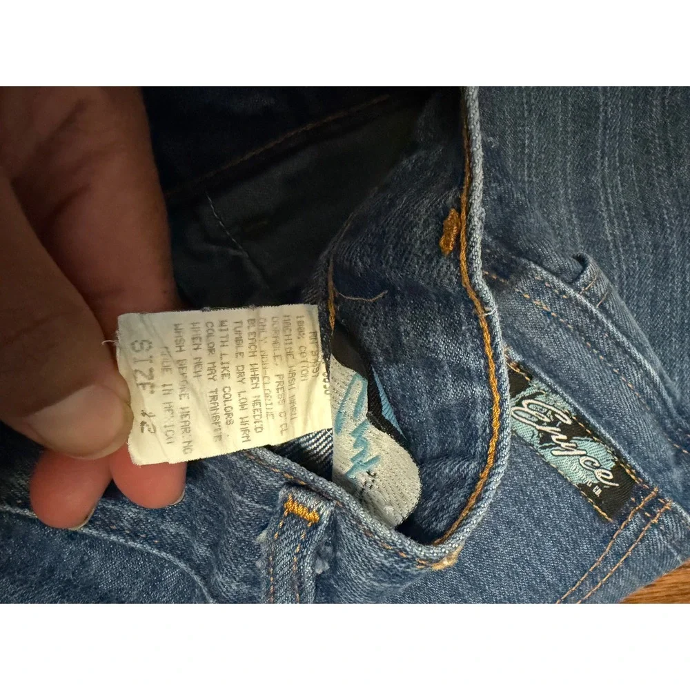 Enyce Boys Carpenter Denim Shorts Size 12 Blue Medium Wash Utility Streetwear